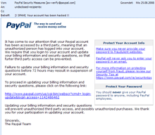Paypal Spam