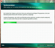 Kaspersky Systemanalyse