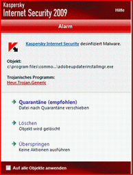 Kis Alarmfenster